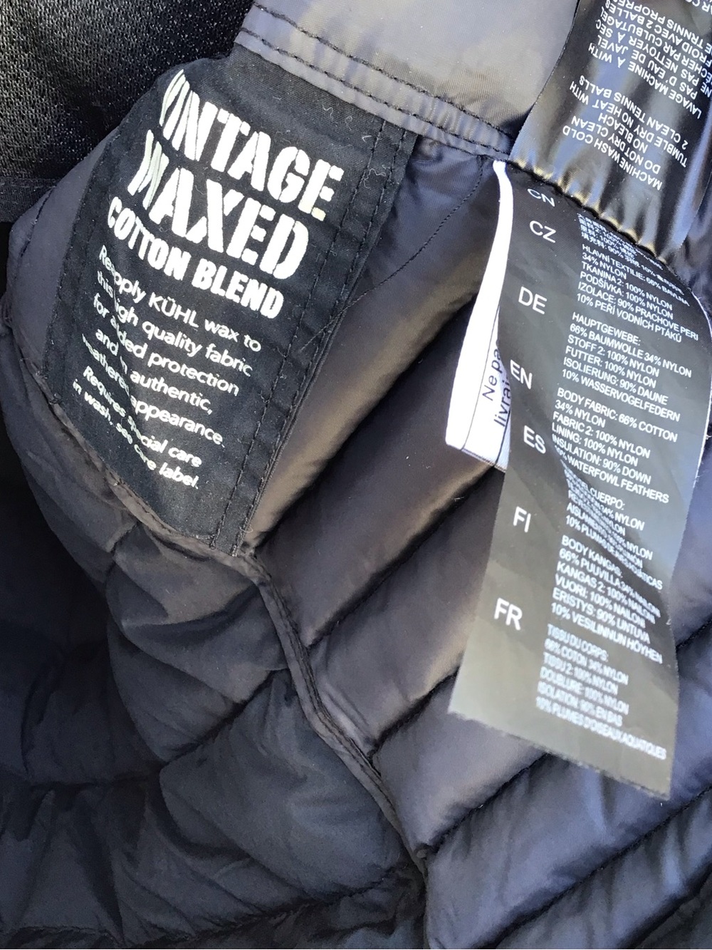 Kuhl Wyldfire Down Jacket Black Insulated Outdoor Mens Small Full Zip Coat - Picture 5 of 7